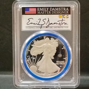 2025-W Silver Eagle PR70DCAM PCGS AR Laser Privy ED Signed MDS Proof "Pls Read"